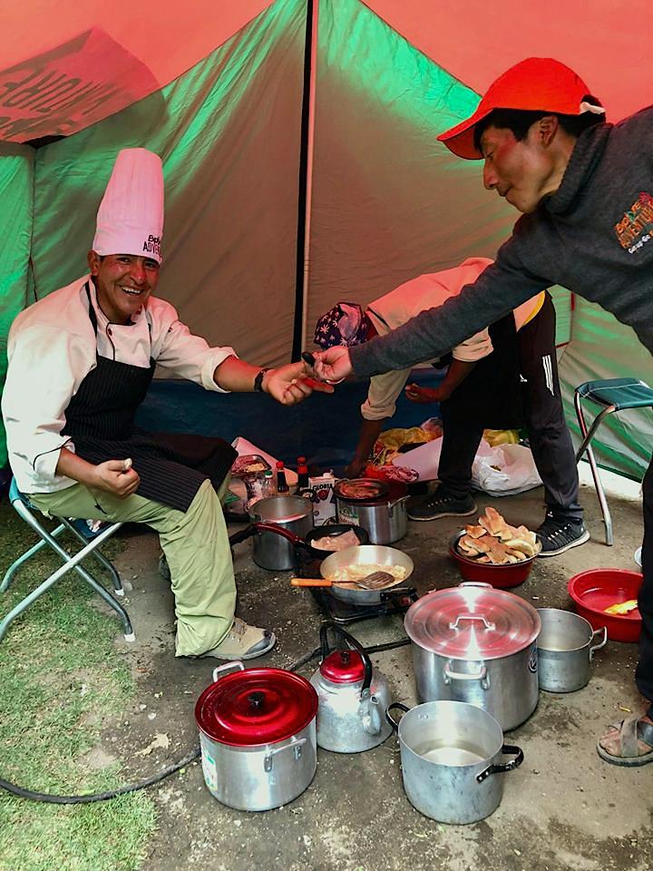 Explore Adventures Inca trail food Explore Adventures Inca trail food