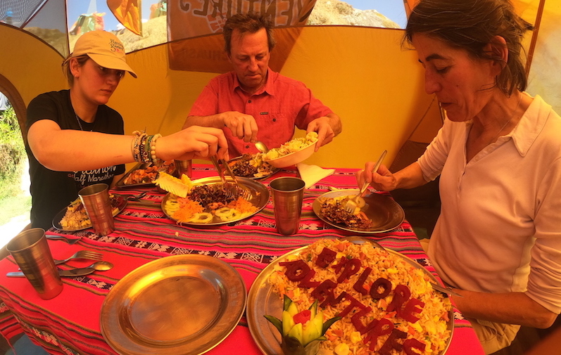 vegan inca trail hike